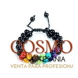 **B2-Pulsera Doble 8mm ónix...