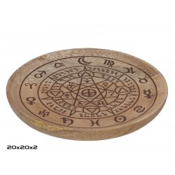 **Plato redondo Zodiaco 20cm