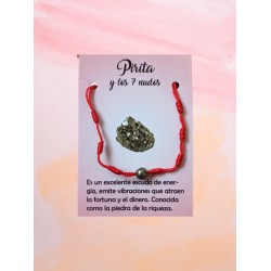 **Pulsera Roja los 7 nudos...