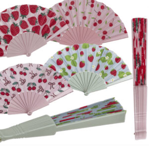 **G-Abanico fresas o cerezas 23x40cm (Precio por unidad)