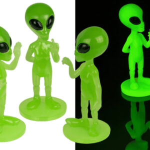**G-Alienígena que brilla en la oscuridad con base 15,5x6,5cm (Precio por unidad)