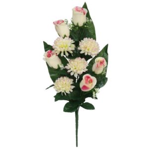 **G-PROMOCIÓN Conjunto Capullos-Mum Rosa 53cm flores artificiales