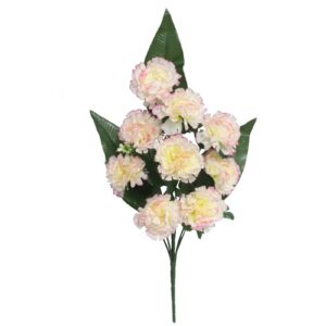 **G-PROMOCIÓN Conjunto Clavel Plano Rosa 53cm flores artificiales
