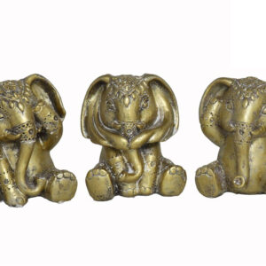 **G-Mini Elefante Ver, Oír y Callar (Precio por unidad)