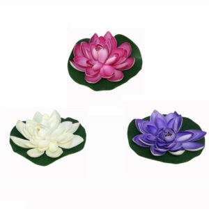 **A5/G-Flor de Agua Decorativa Lily 10x5cm (Precio por unidad)