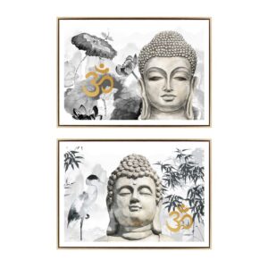 **G-Cuadro Enmarcado Cara Buda 70x50x3cm (Precio por unidad)