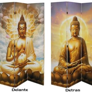**G-Biombo Paraban Buda Iluminado 3 Hojas 114x180cm (Precio por unidad)