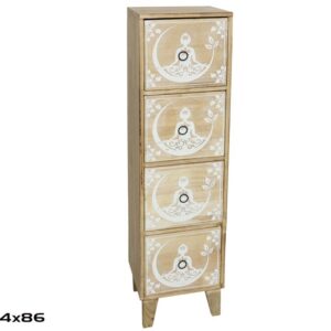 **G-Mueble auxiliar Buda 4 cajones 8x24x20cm (Precio por unidad)
