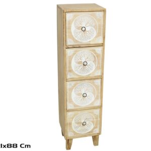 **G-Mueble auxiliar Yin Yang 4 cajones 88x23x21cm