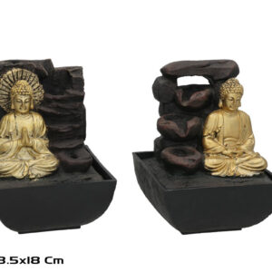 **G-Fuente Buda Dharma c/led fría 18x13,5cm (Precio por unidad)