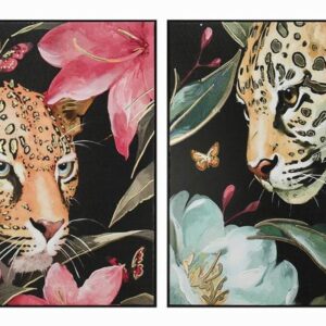 **G-Cuadro Leopardo relieve 70x50cm (Precio por unidad)