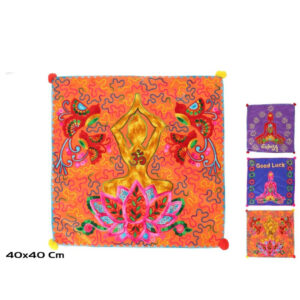 **A5/G-Funda de cojín Meditación 40x40cm (Precio por unidad)