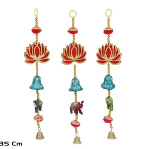**G-Colgante Elefantes Campanas Nayara 35x4x8cm (Precio por unidad)