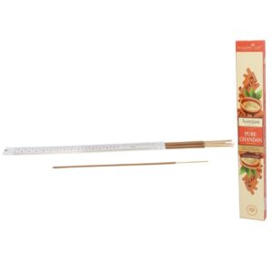 **A4/G-Caja con 9 varillas Pure Chandan de 41cm Sugandh Lok (Jardín /Exterior)