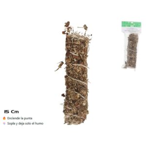 **A3/G-Atadillo de Salvia Blanca con Caléndula Rosa 15cm Jumbo (Precio por unidad)