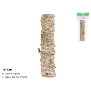 **A3/G-Atadillo de Salvia Blanca con Alcanfor Sándalo 15cm Jumbo (Precio por unidad)