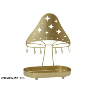 **G-Organizador de Joyas Seta Dorado 10x20x27cm