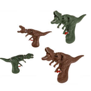 **A4/G-PROMOCIÓN Pistola de Agua Dinosaurio con cabeza móvil 21cm (Precio por unidad)