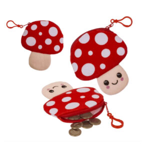 **G-Monedero Seta con cremallera y gancho para colgar 11x13cm (Precio por unidad)