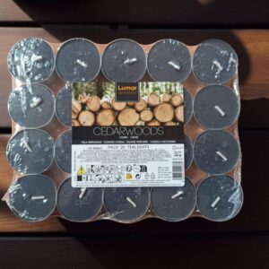 **B3/G-20 velas té Madera de Cedro perfumada