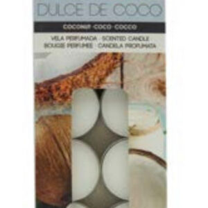 **G-Pack 10 velas té Dulce de Coco perfumadas