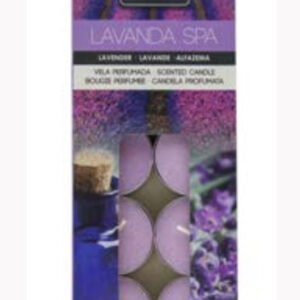 **G-Pack 10 velas té Lavanda Spa perfumadas