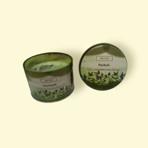 **Vela Aromatica Pachuli con Cuarzo 120 gramos
