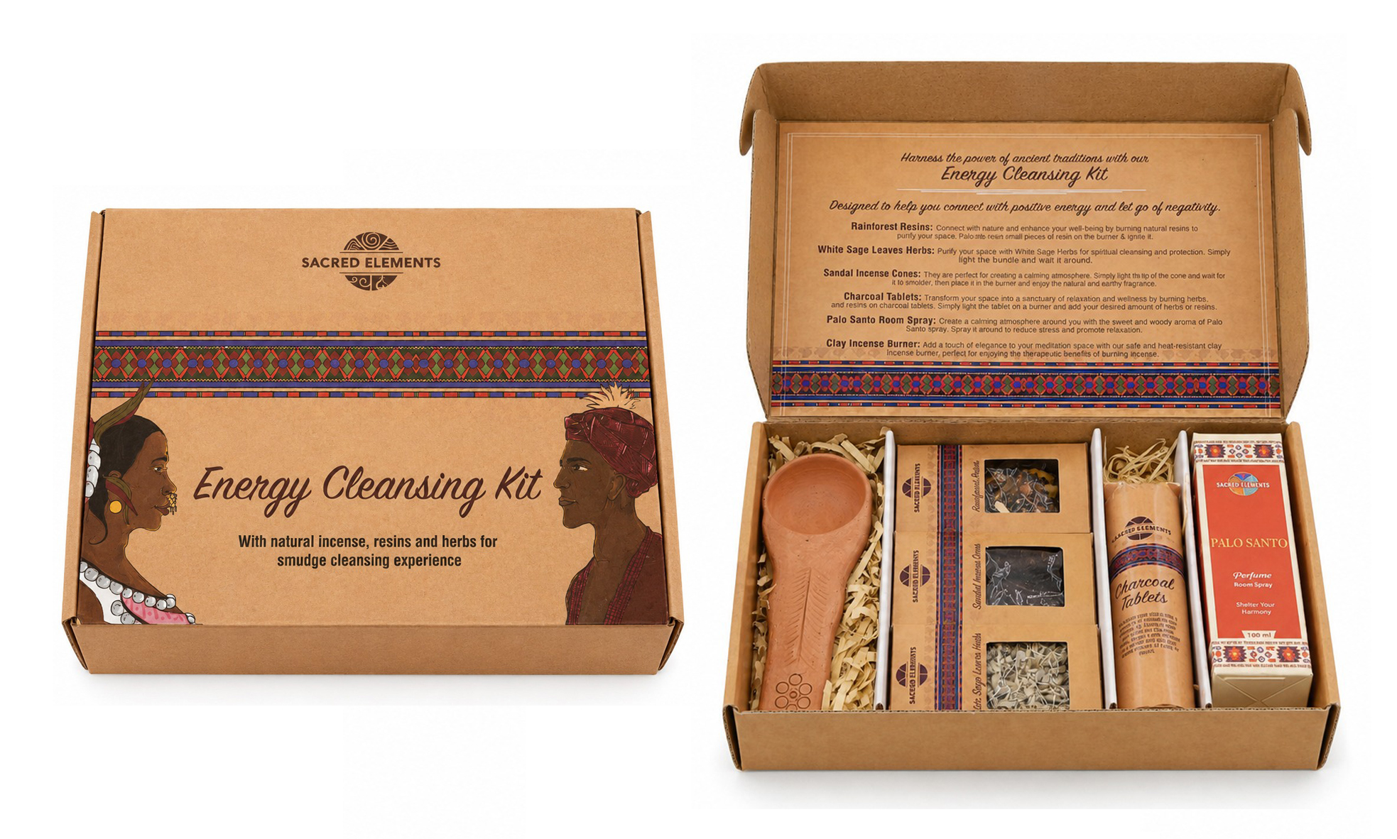 **Kit Limpieza Energética Sacred Elements Hem