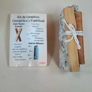 **Kit de Limpieza Energética y Espiritual con Atadillo Salvia Blanca y Canela