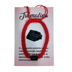**Pulsera tejida Turmalina