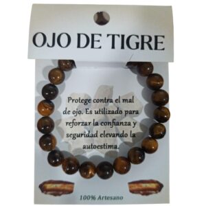 **Pulsera Ojo de Tigre 8mm