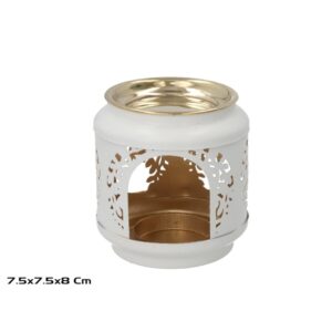 **G-Quemador Esencias Blanco Anika 8x7,5cm (Precio por unidad)