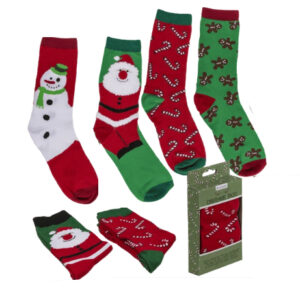 **G-Calcetines navideños talla única