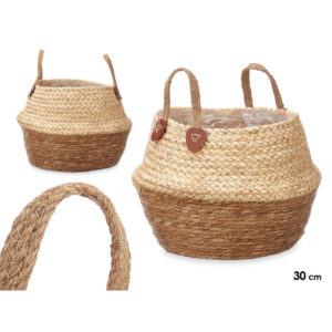 **G-Cesto plegable grande de esparto con asas (Precio por unidad)