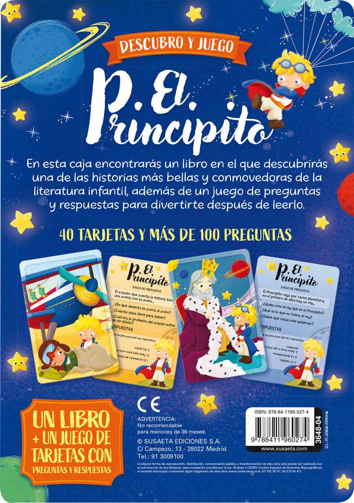 **G.R/Juego barajas El Principito en caja de lata PVP Recomendado 14,95€ - Imagen 5