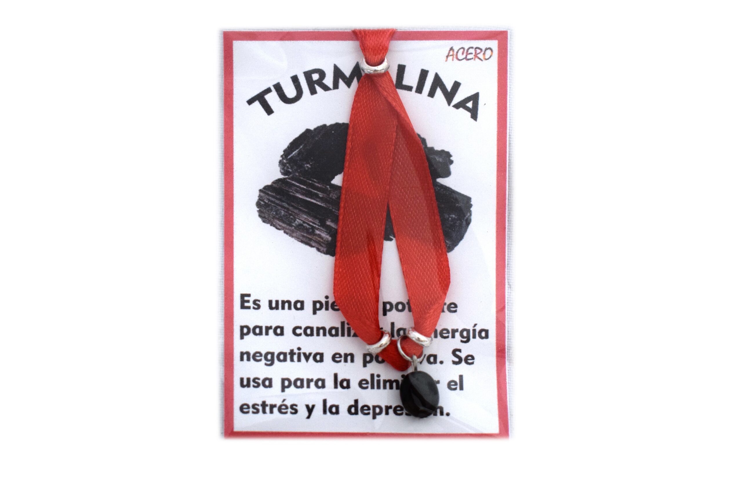 **B1-Pulsera Lazo Turmalina Pulida