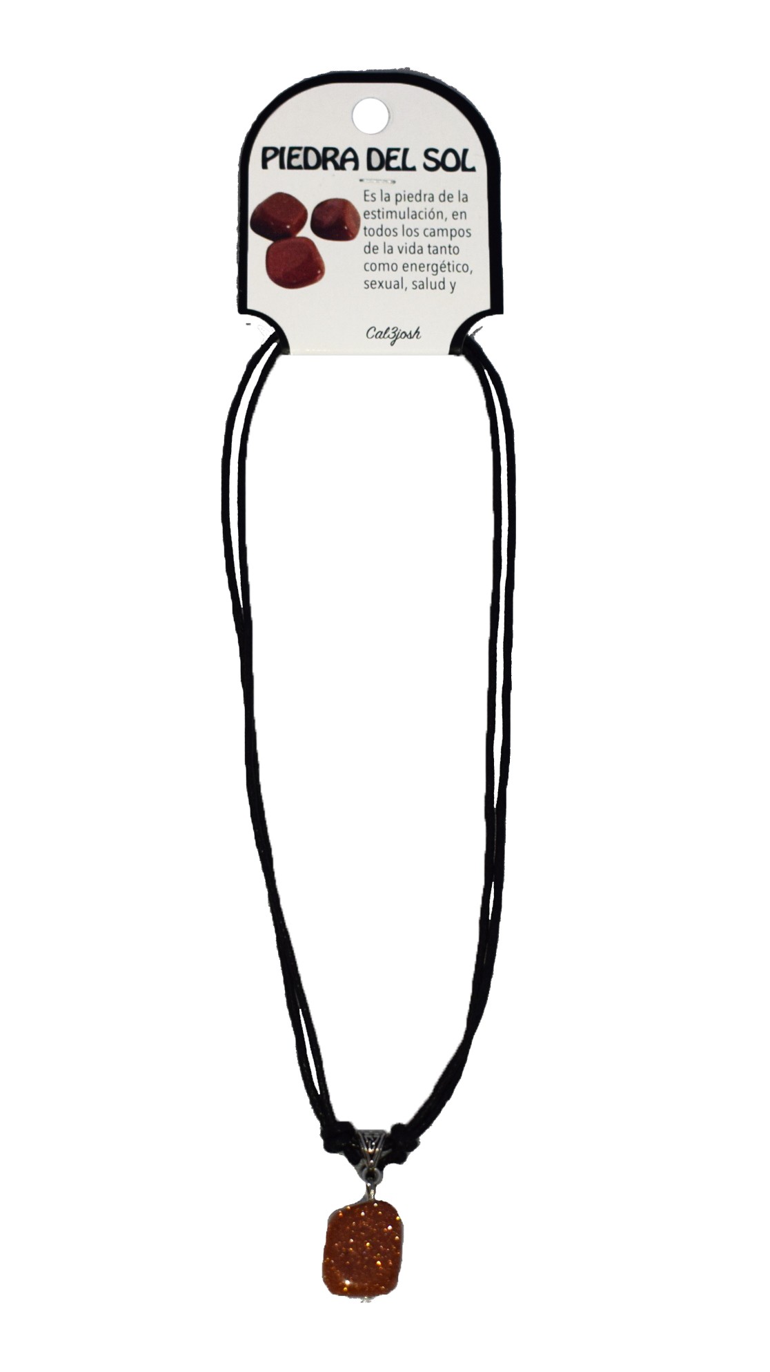 **B2-Collar piedra del sol mineral