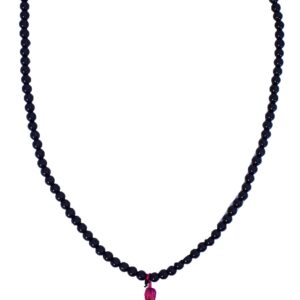 B2-Collar 8mm Malas Ónix Negro Mineral