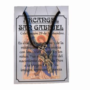 B1-Collar San Gabriel Arcángel (aleación de Zinc)