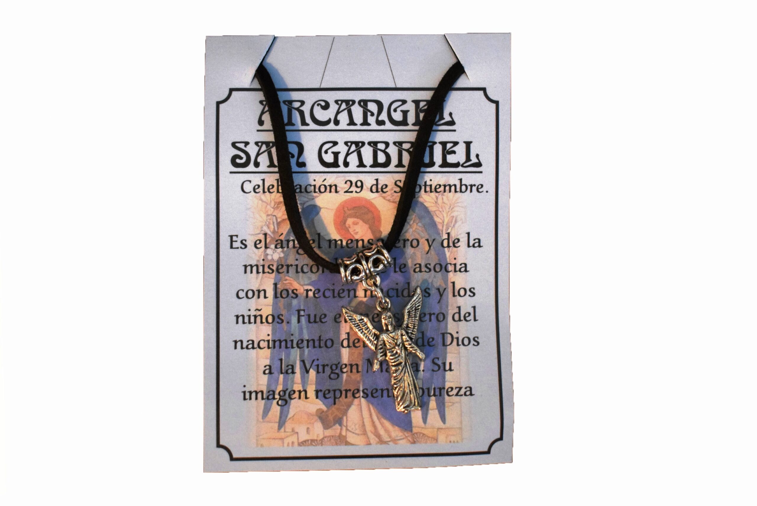 B1-Collar San Gabriel Arcángel (aleación de Zinc)