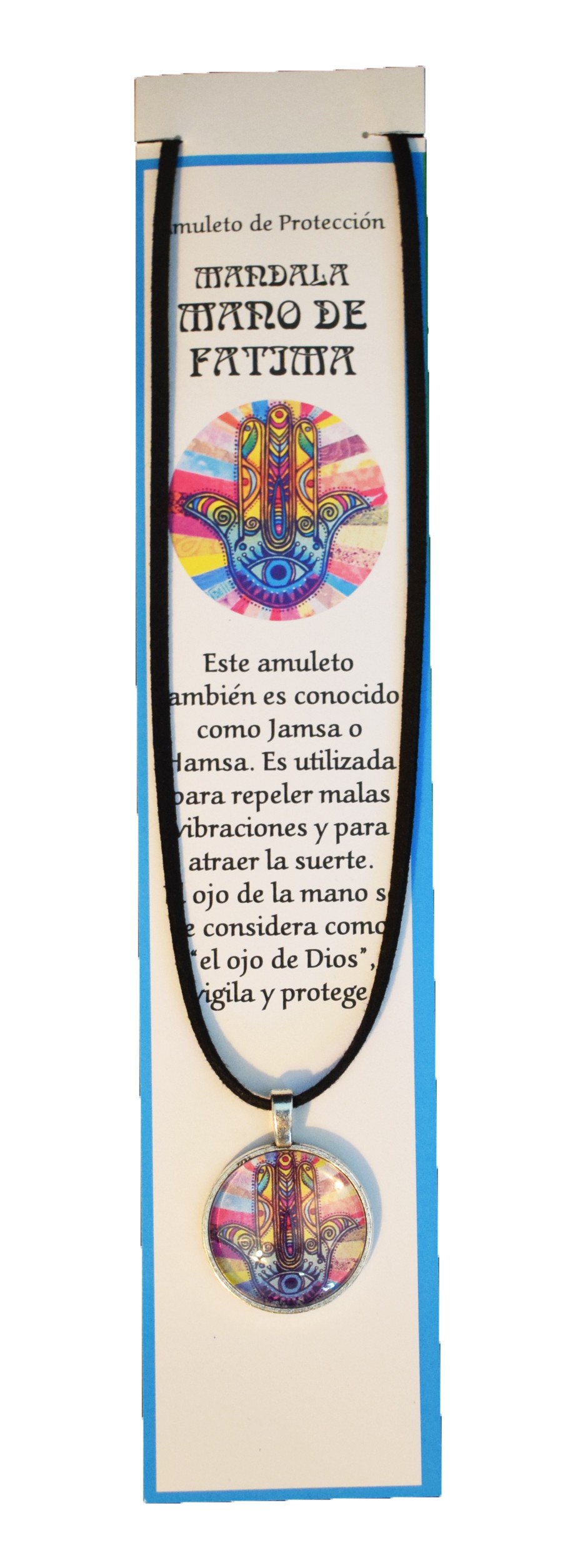 **B2-Collar Mandala Mano de Fátima Amuleto de la suerte