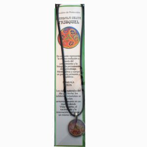 B2-Collar Mandala Celta Trisquel Amuleto de la suerte