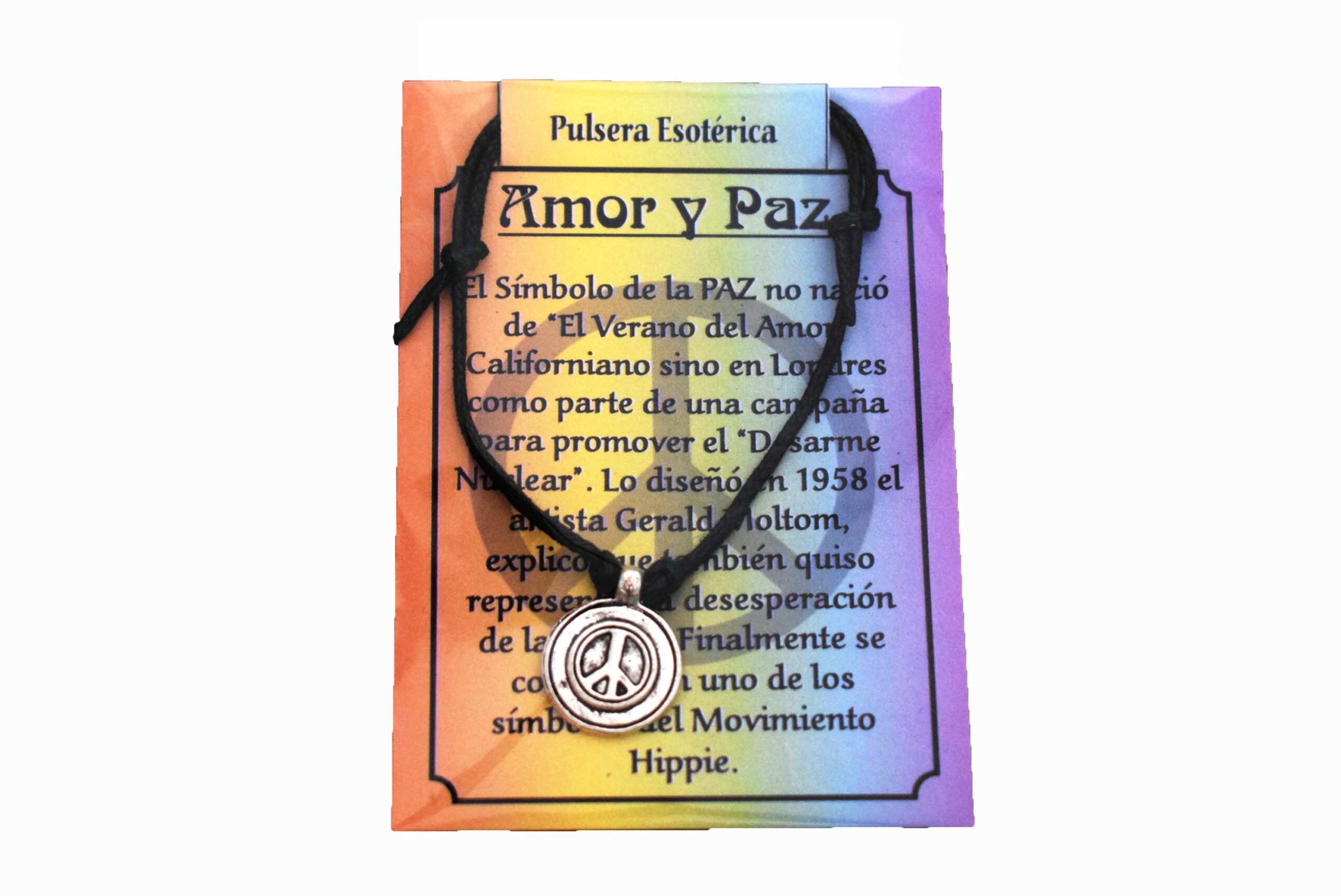 **B2-Pulsera Amor y Paz (aleación de Zinc)