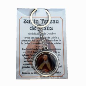B2-Llavero Santa Teresa de Jesús Amuleto de la suerte