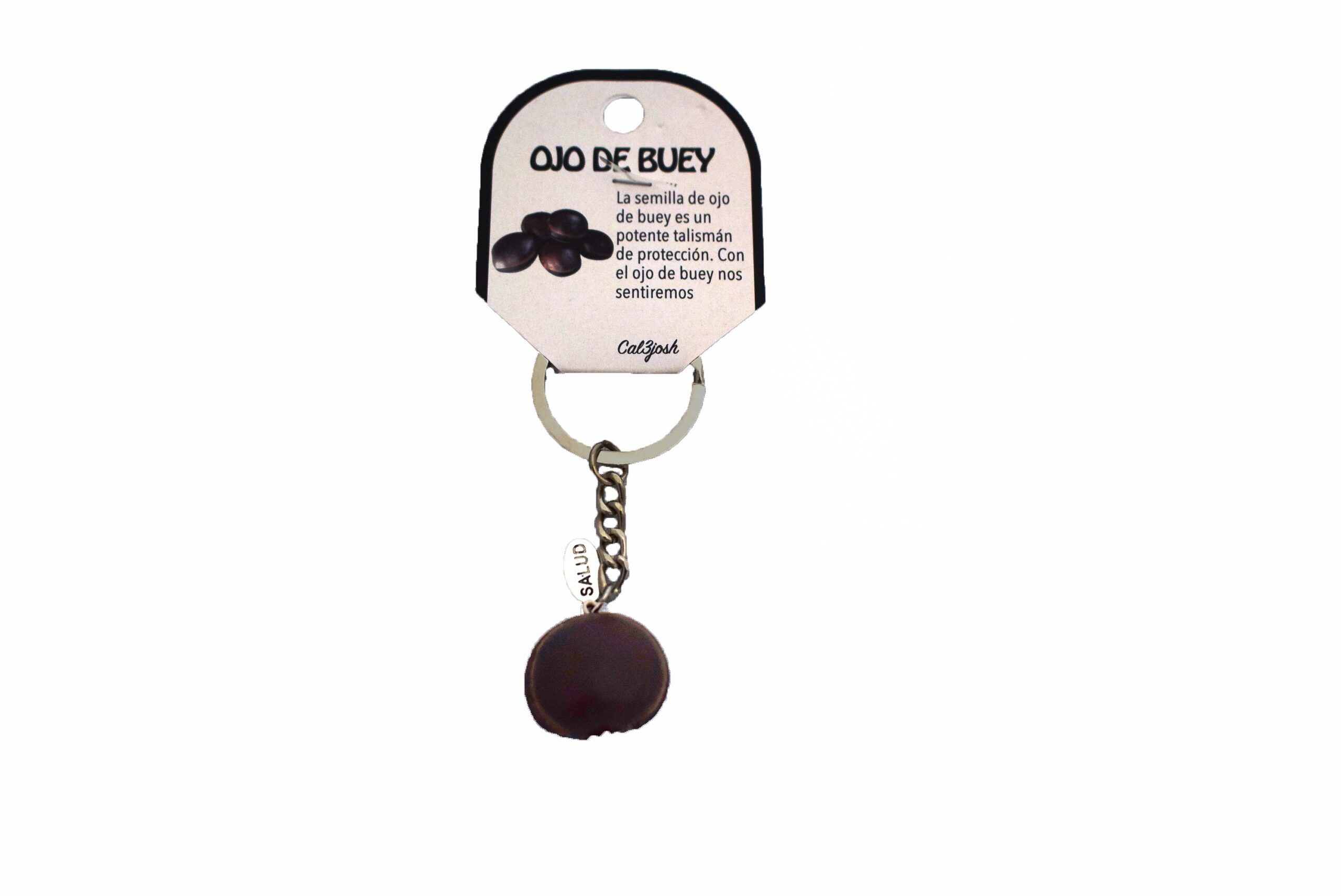 B2-Llavero Ojo de Buey Semilla Amuleto