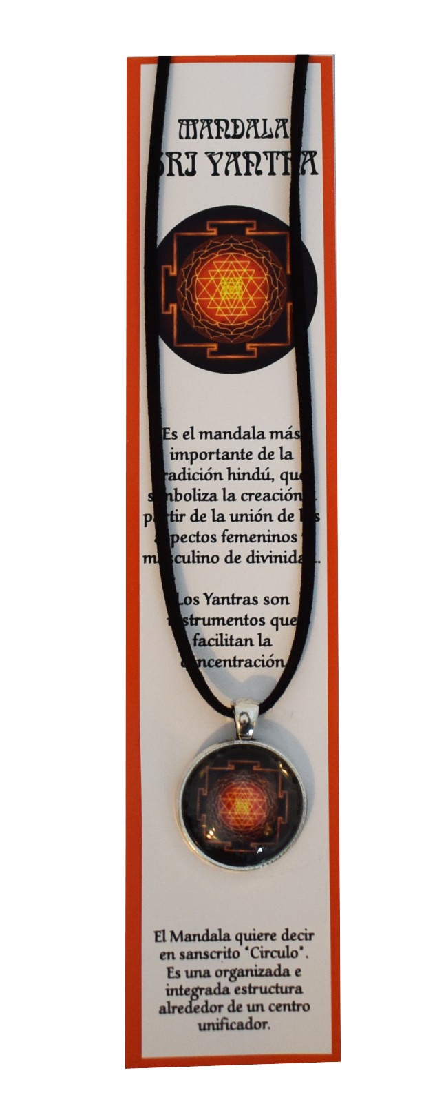 **B2-Collar Mandala Sri Yantra Amuleto de la suerte