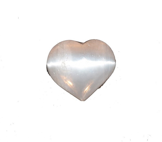 **Masajeador Corazón Selenita (precio por unidad)