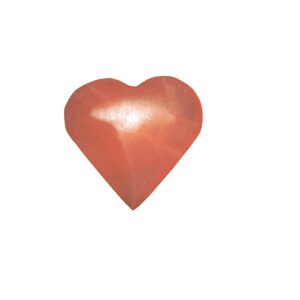B6- Masajeador Corazón Selenita Naranja