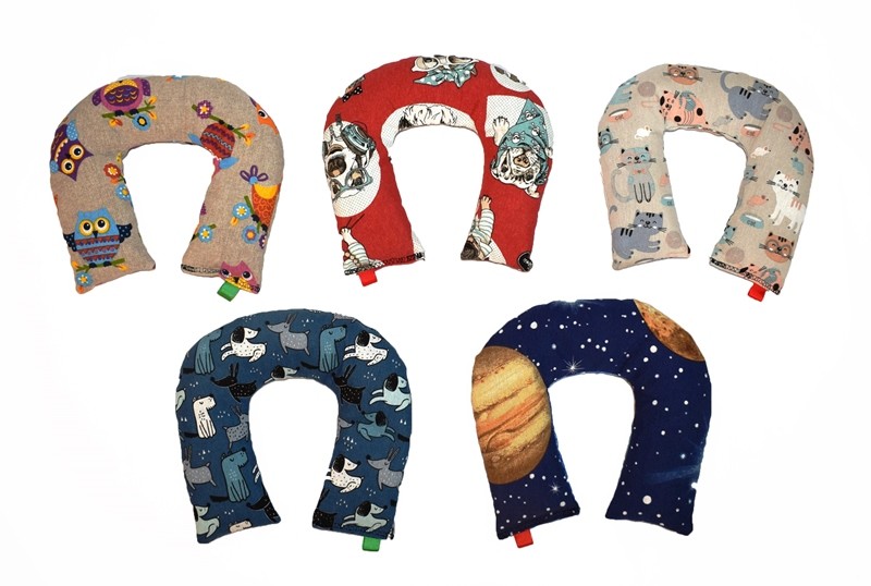 **A3-Saco Térmico Cervical Infantil Calor/Frío Ø21cm ,precio por unidad(varios aromas)Los diseños pueden variar