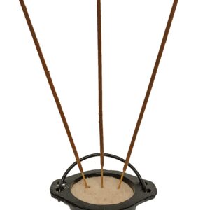 Quemador Olla Hierro para incienso en grano (10 x 8cm aprox)